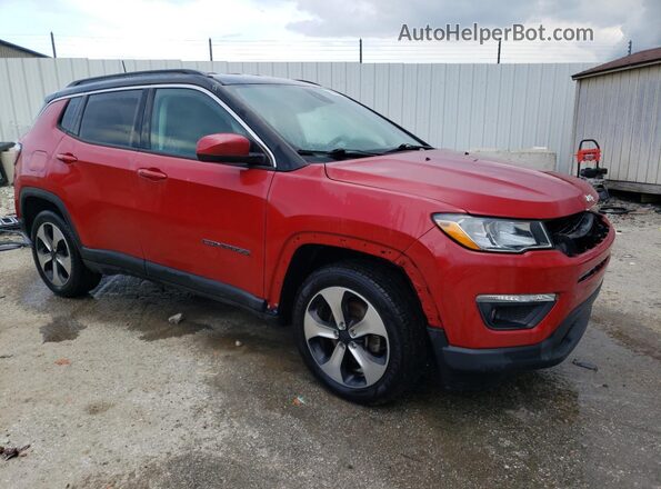 3C4NJCBBXJT266553 2018 JEEP COMPASS Red 
