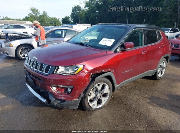 3C4NJCCB2MT561231 2021 JEEP COMPASS Red Widok z przodu