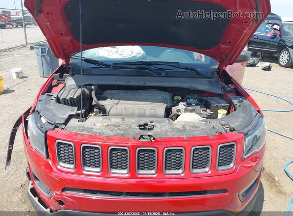 3C4NJCEBXMT602198 2021 JEEP COMPASS Красный Вид сзади