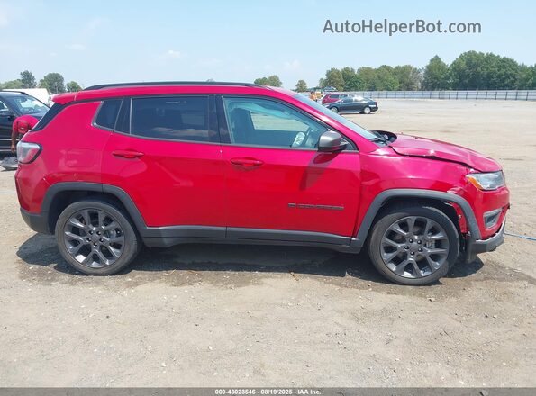 3C4NJCEBXMT602198 2021 JEEP COMPASS Красный Вид задней части салона