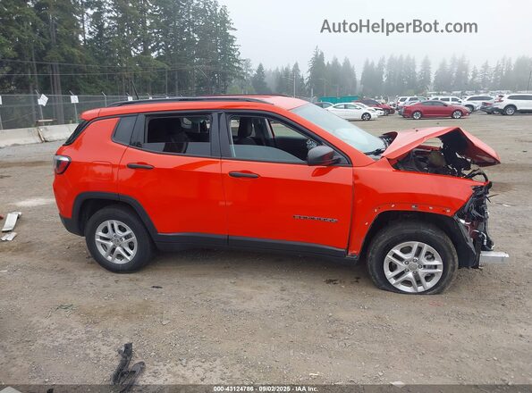 3C4NJDABXJT457154 2018 JEEP COMPASS Red 