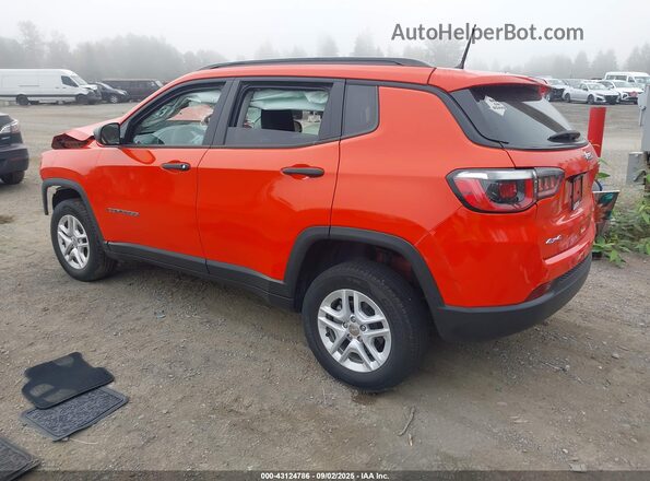 3C4NJDABXJT457154 2018 JEEP COMPASS Red 