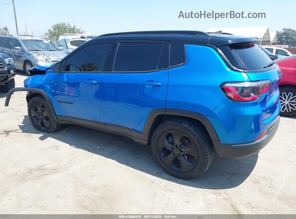 3C4NJDBB2MT592745 2021 JEEP COMPASS Синий Задняя левая четверть