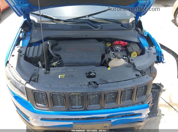 3C4NJDBB2MT592745 2021 JEEP COMPASS Синий Вид сзади