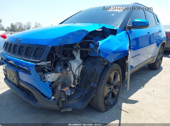3C4NJDBB2MT592745 2021 JEEP COMPASS Синий Вид спереди