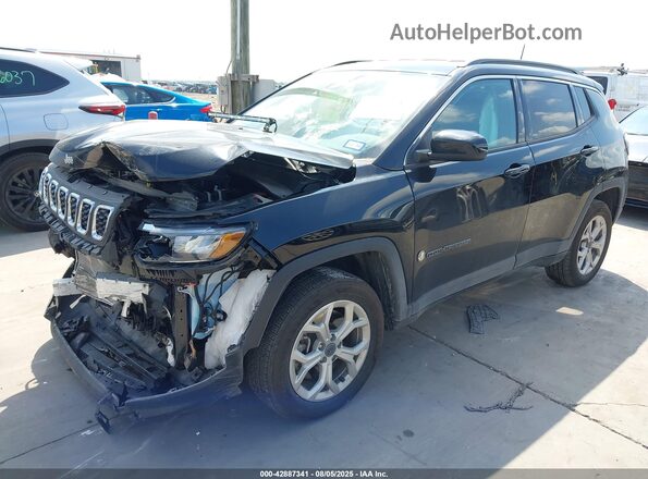 3C4NJDBN3ST529564 2025 JEEP COMPASS Black Vista tres cuartos delantera izquierda