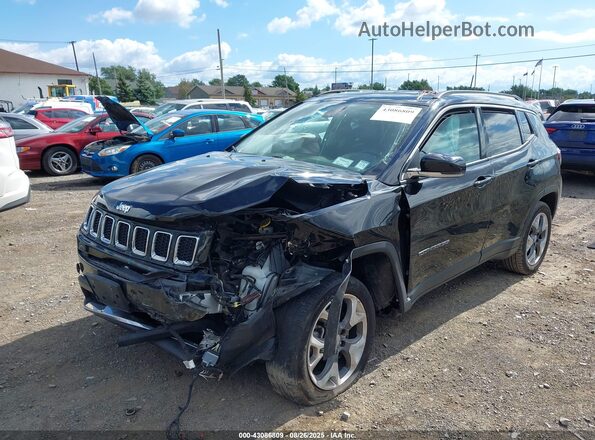 3C4NJDCB0LT246268 2020 JEEP COMPASS Черный Передняя левая четверть