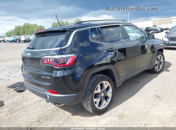 3C4NJDCB0LT246268 2020 JEEP COMPASS Черный Задняя правая четверть