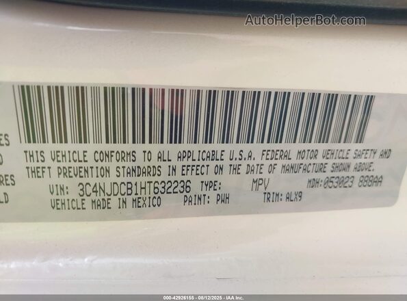 3C4NJDCB1HT632236 2017 JEEP NEW COMPASS White 