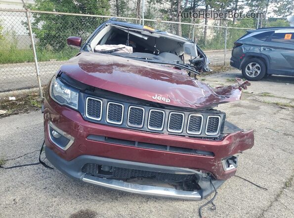 3C4NJDCB3MT603539 2021 JEEP COMPASS Burgundy 