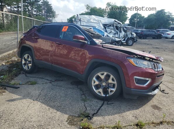 3C4NJDCB3MT603539 2021 JEEP COMPASS Burgundy 