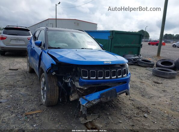 3C4NJDCB7LT208827 2020 JEEP COMPASS Blue Front view
