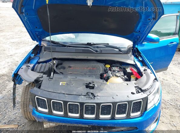 3C4NJDCB7LT208827 2020 JEEP COMPASS Blue Rear view