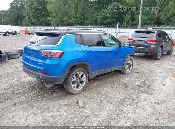 3C4NJDCB7LT208827 2020 JEEP COMPASS Blue Rear right