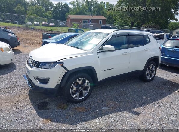 3C4NJDCBXMT572385 2021 JEEP COMPASS White წინა მარცხენა ხედი სამი მეოთხედიდან