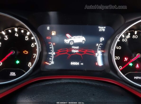 3C4NJDDB0LT111645 2020 JEEP COMPASS Red Vista de los asientos traseros