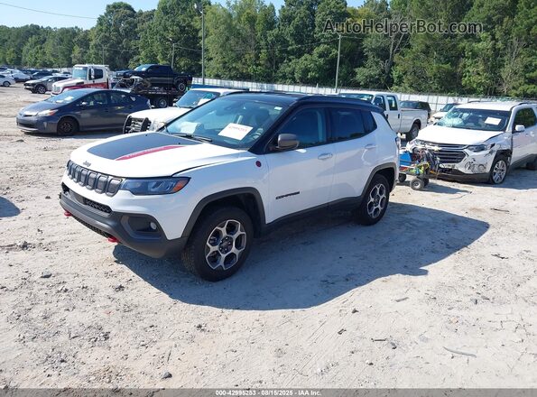3C4NJDDB5NT133241 2022 JEEP COMPASS White Առջևի ձախ երեք քառորդ տեսարան