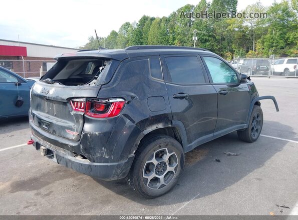 3C4NJDDB6NT195117 2022 JEEP COMPASS Черный Задняя правая четверть