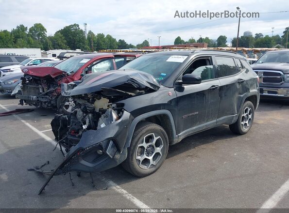 3C4NJDDB6NT195117 2022 JEEP COMPASS Черный Передняя левая четверть