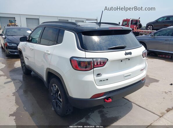 3C4NJDDB8LT163069 2020 JEEP COMPASS White Rear left