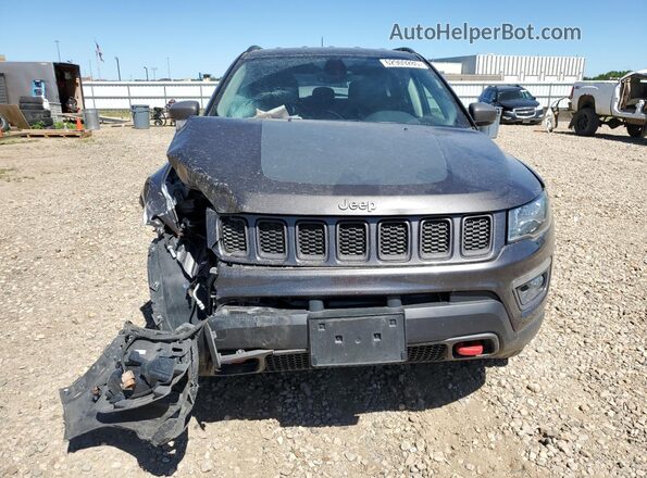 3C4NJDDB9JT403923 2018 JEEP COMPASS Gray 