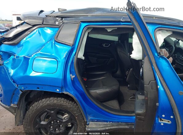 3C4NJDDN2RT129373 2024 JEEP COMPASS Blue Vista de la etiqueta del VIN
