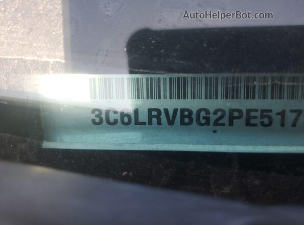 3C6LRVBG2PE517688 2023 RAM PROMASTER 1500  Vista de la etiqueta del VIN