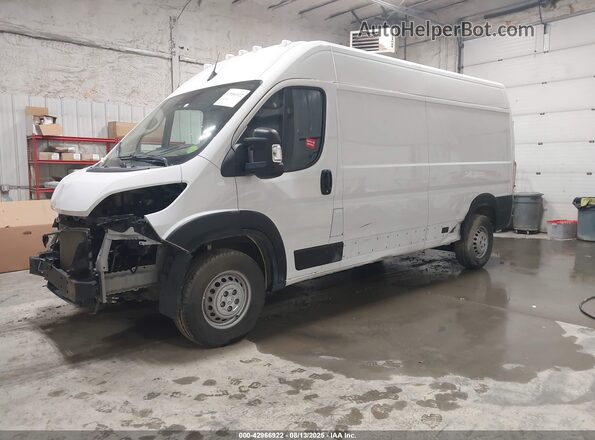 3C6LRVDG2RE114990 2024 RAM PROMASTER 2500 White წინა მარცხენა ხედი სამი მეოთხედიდან