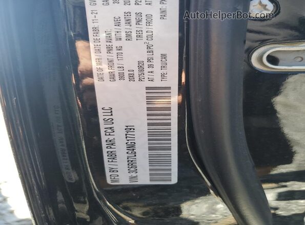3C6RR7LG4NG177191 2022 RAM 1500 Black 