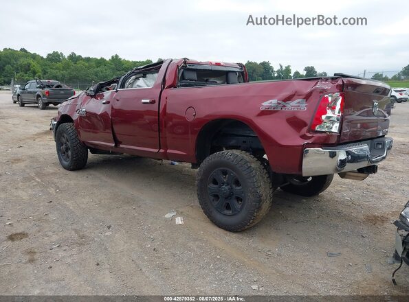3C6UR5DL3JG310169 2018 RAM 2500 Maroon Trasero izquierdo