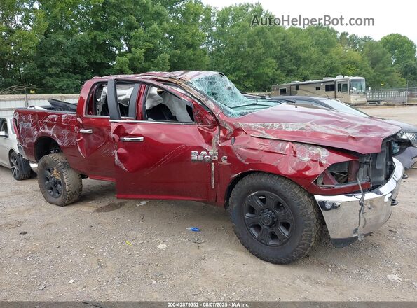 3C6UR5DL3JG310169 2018 RAM 2500 Maroon Vista del cuadro de instrumentos