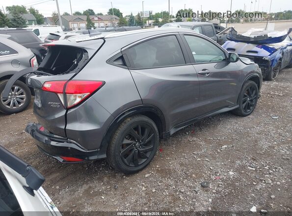 3CZRU6H19MM727212 2021 HONDA HR-V Gray Задня права чверть