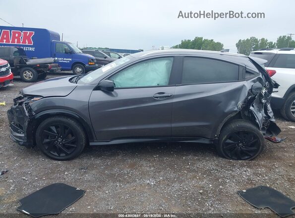 3CZRU6H19MM727212 2021 HONDA HR-V Gray Вид задньої частини салону