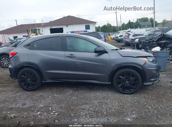 3CZRU6H19MM727212 2021 HONDA HR-V Gray Вид щитка приладів