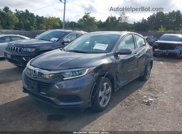 3CZRU6H35MM705645 2021 HONDA HR-V Gray Առջևի ձախ երեք քառորդ տեսարան