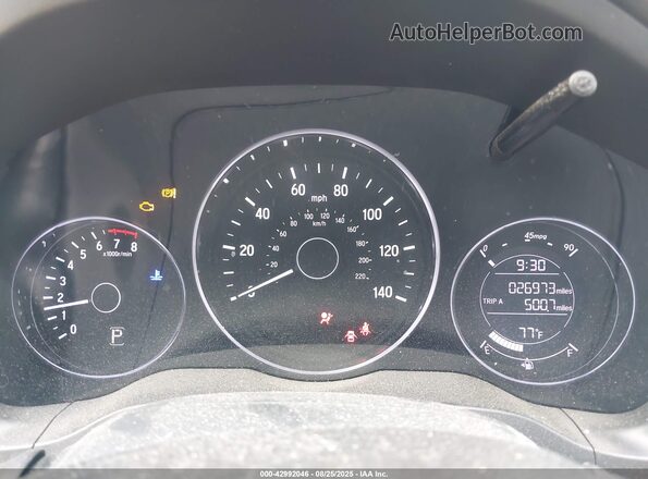 3CZRU6H35MM705645 2021 HONDA HR-V Gray Հետևի նստատեղերի տեսք