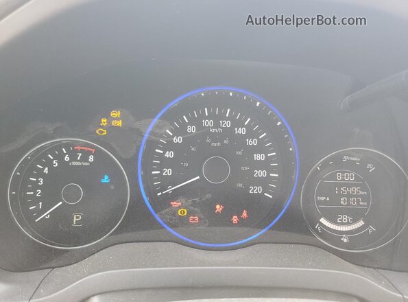 3CZRU6H36JM100206 2018 HONDA HR-V Black 