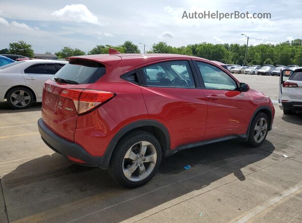 3CZRU6H3XJM731220 2018 HONDA HR-V Red 
