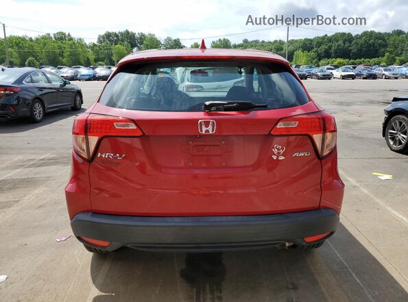 3CZRU6H3XJM731220 2018 HONDA HR-V Red 