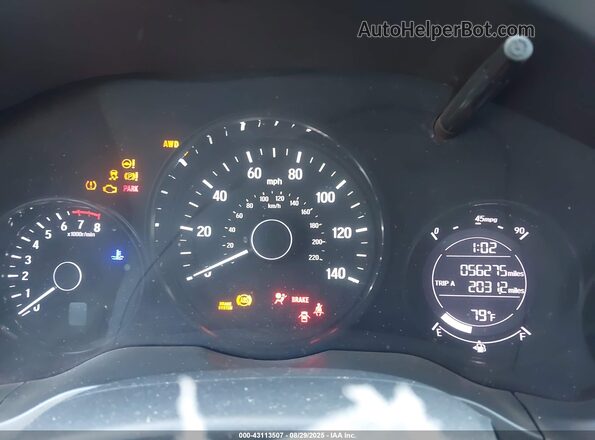3CZRU6H3XLM714226 2020 HONDA HR-V Gray Вид задніх сидінь