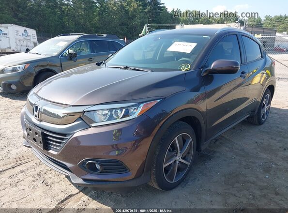 3CZRU6H50MM726193 2021 HONDA HR-V Purple Vista tres cuartos delantera izquierda