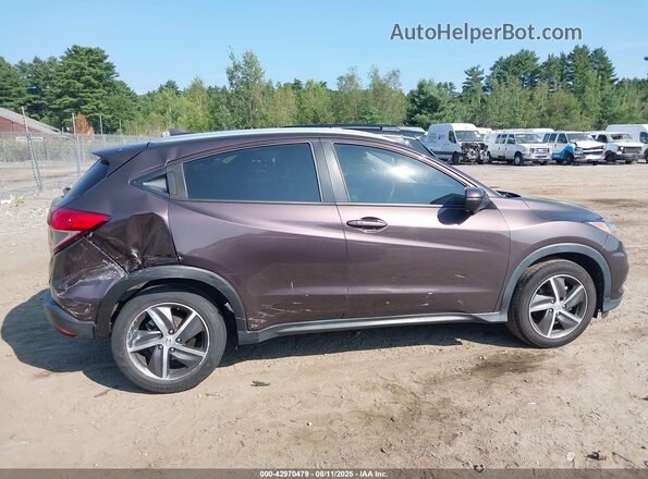 3CZRU6H50MM726193 2021 HONDA HR-V Purple Vista interior trasera