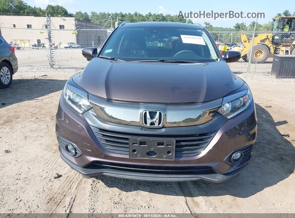 3CZRU6H50MM726193 2021 HONDA HR-V Purple Vista del cuadro de instrumentos