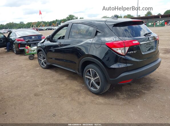 3CZRU6H54MM715018 2021 HONDA HR-V Black Rear left