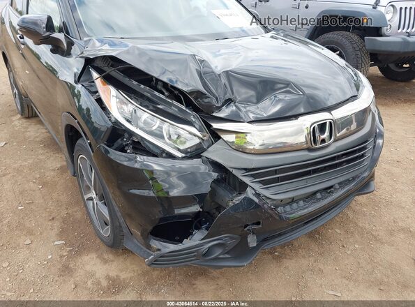 3CZRU6H54MM715018 2021 HONDA HR-V Black Front view