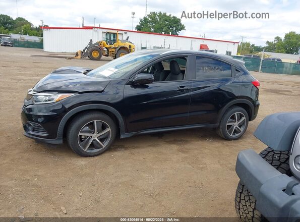 3CZRU6H54MM715018 2021 HONDA HR-V Black 360 interior view