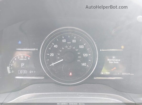 3CZRU6H57MM705325 2021 HONDA HR-V Brown Widok tylnych siedzeń