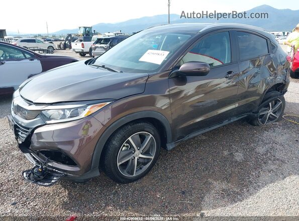 3CZRU6H57MM705325 2021 HONDA HR-V Brown Przód lewy