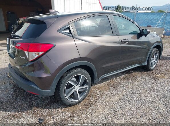 3CZRU6H57MM705325 2021 HONDA HR-V Brown Tył prawy