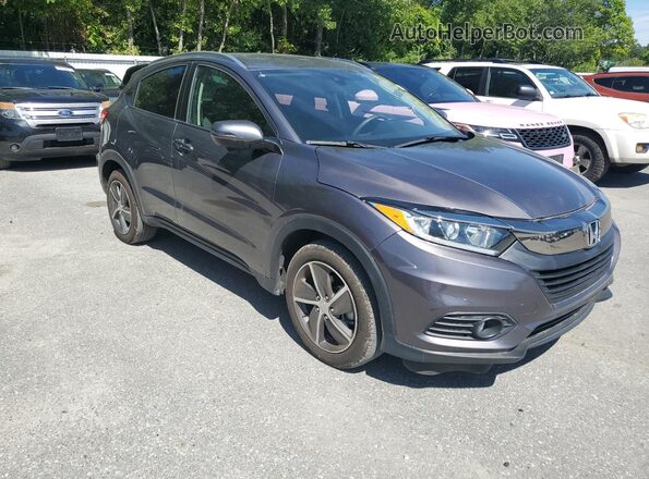 3CZRU6H57MM755738 2021 HONDA HR-V Gray Առջևի աջ